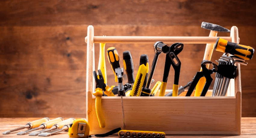 How Does Online Learning Compare To Face-to-Face Learning - set of tools such as screwdrivers and a hammer in a toolbox