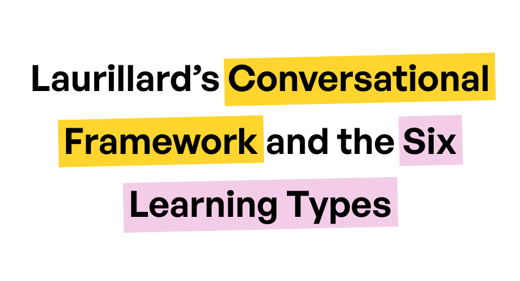 Laurillard’s Conversational Framework and the Six Learning Types